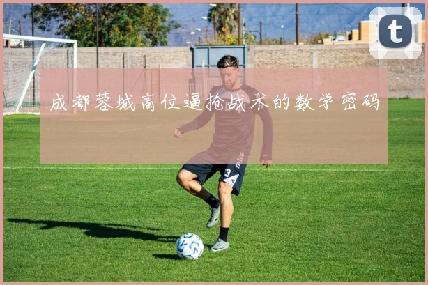 成都蓉城高位逼抢战术的数学密码